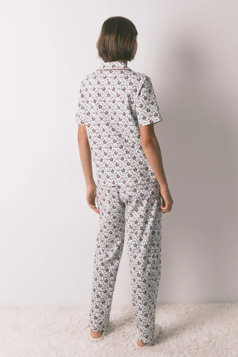 Floral-print cotton classic pyjamas - Image 4