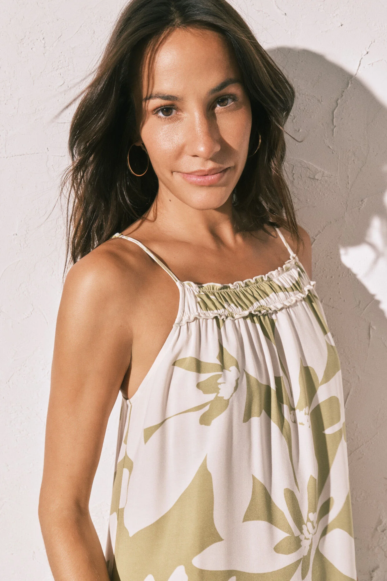 Floral strap long dress - Image 2