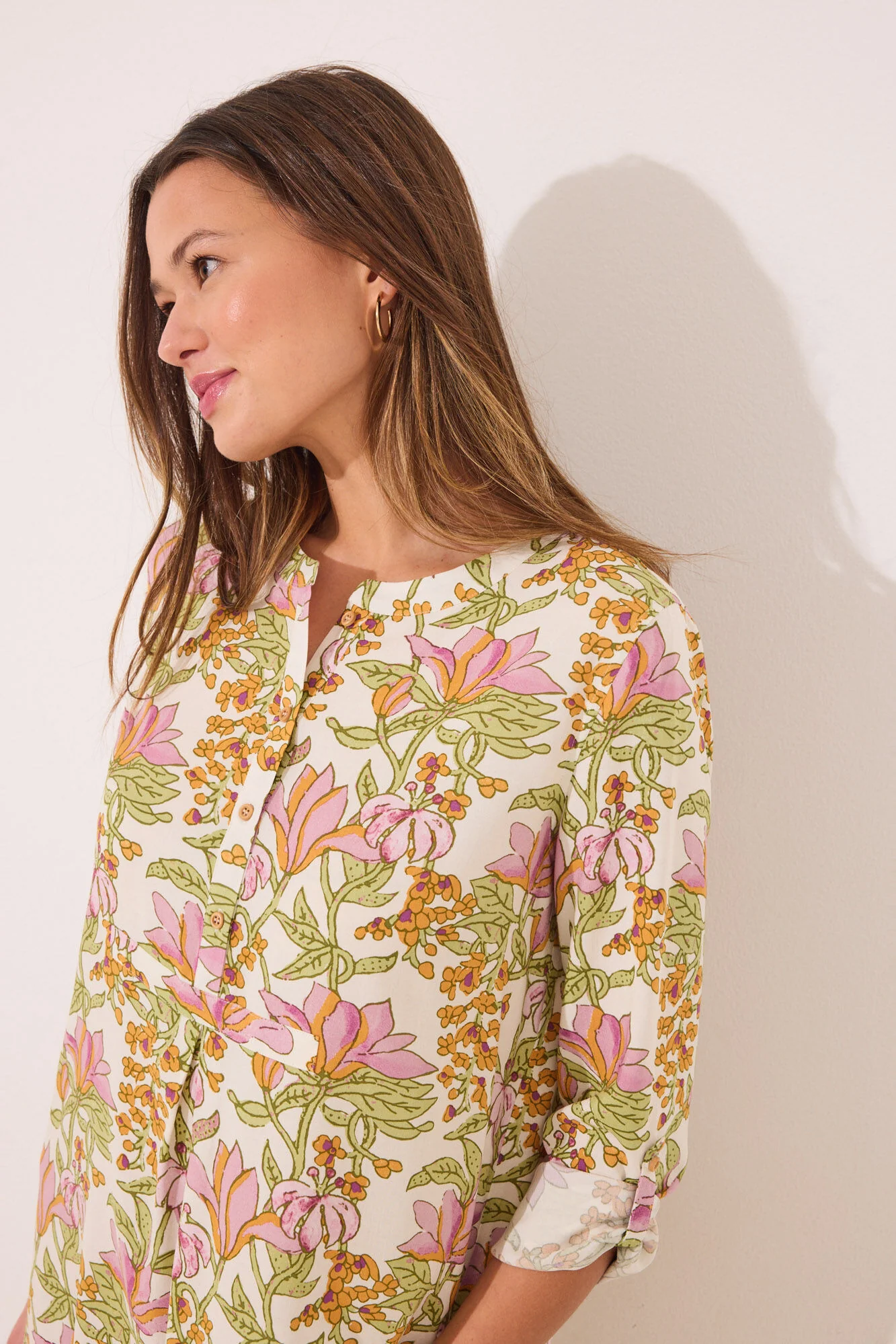 Flower print viscose camisole - Image 4