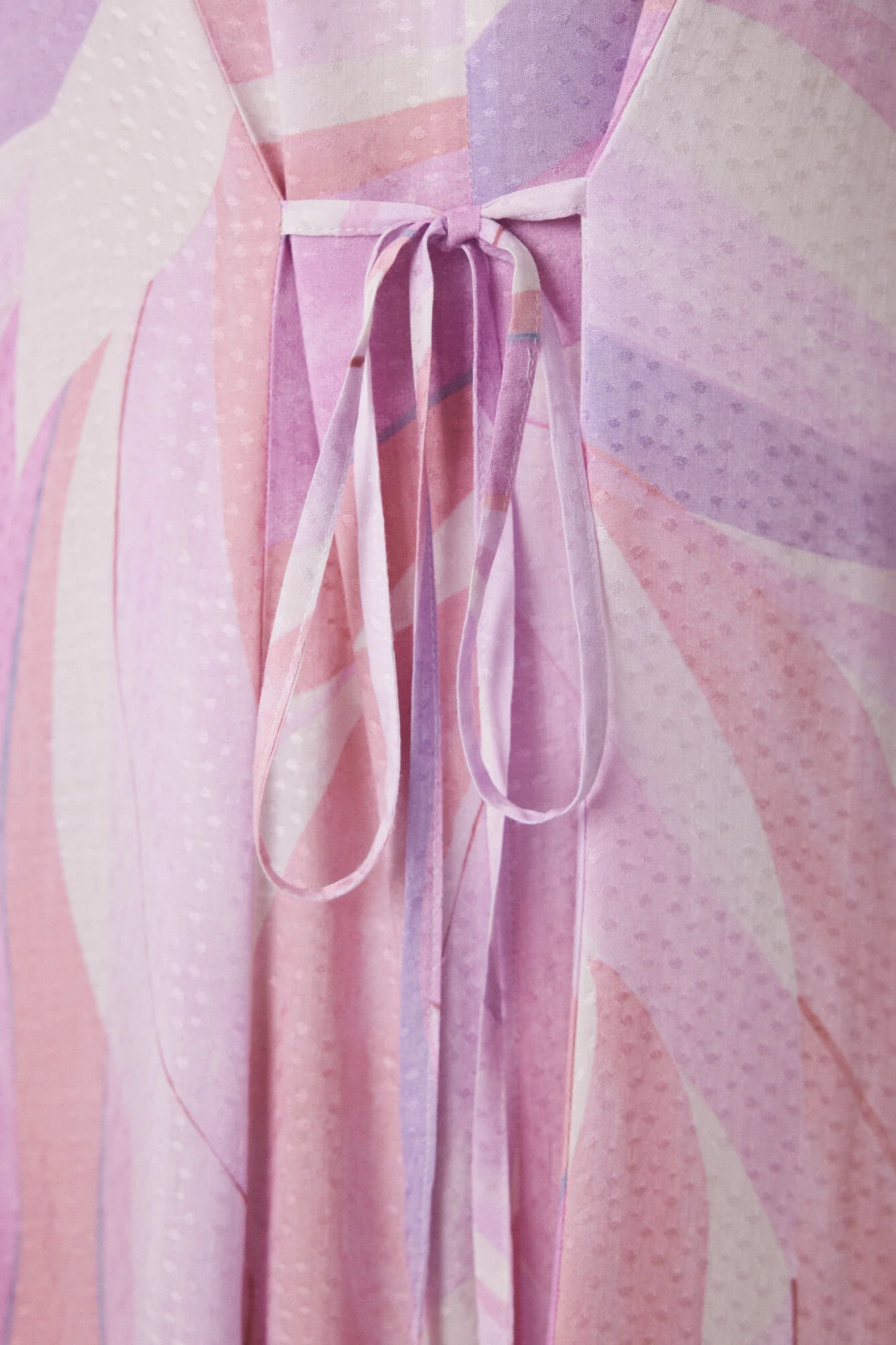 Geometric allover viscose midi dress - Image 4
