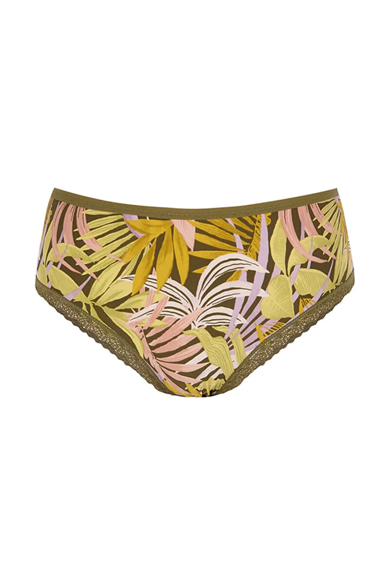 Floral lace wide side Brazilian panty - Image 3