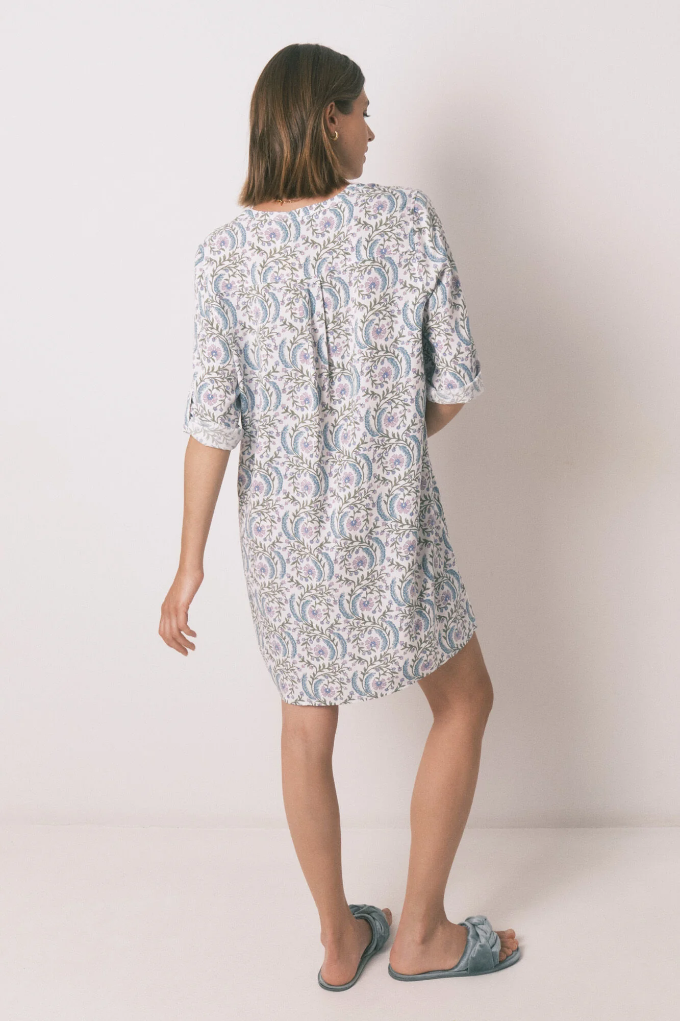 Green floral 3/4 sleeve camisole - Image 5