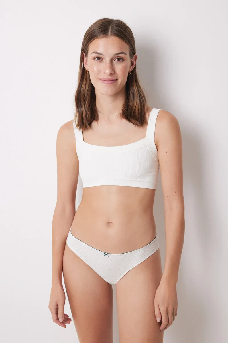 Pack of 7 classic printed cotton panties - Image 4