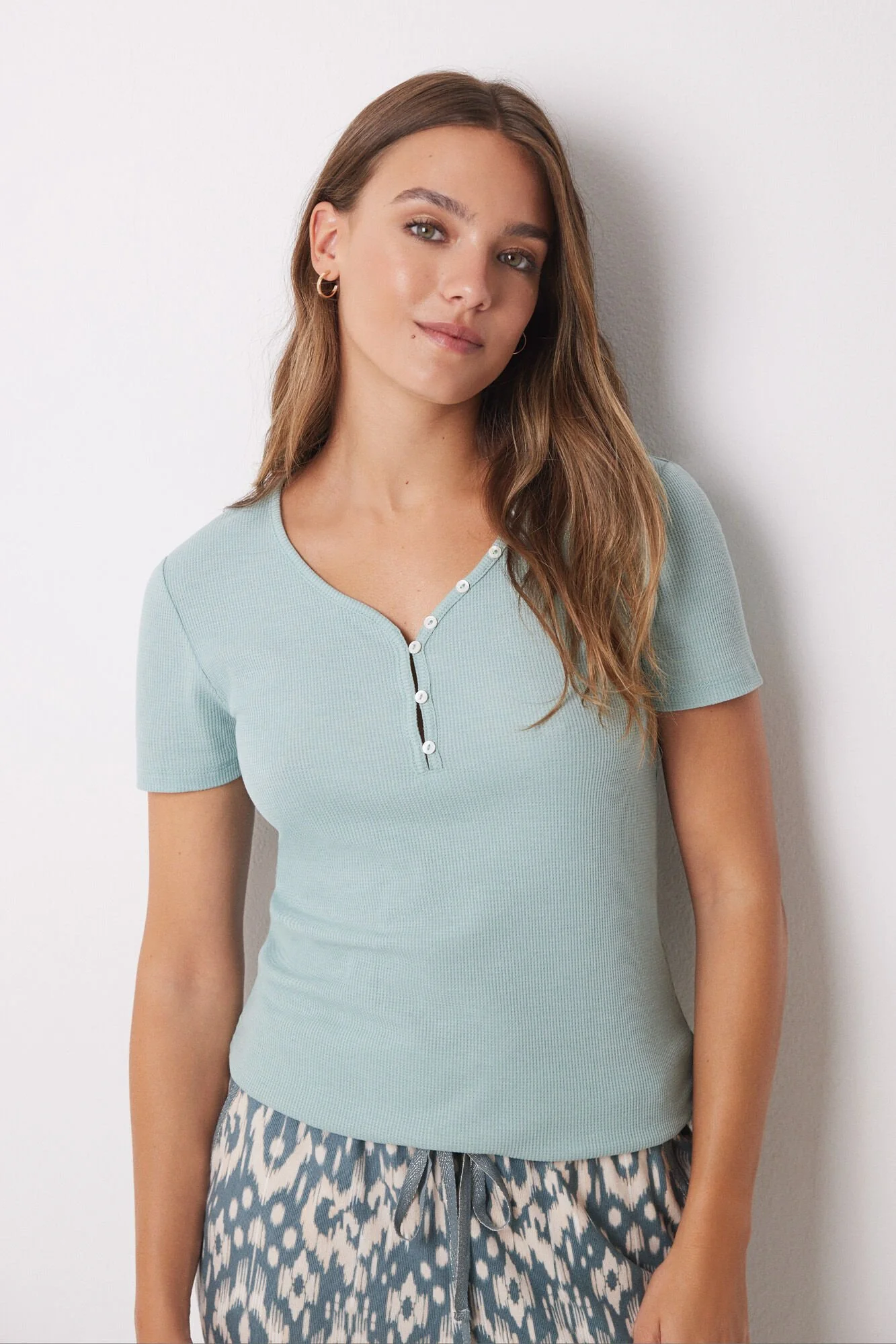 Green short sleeve baker's t-shirt - Image 5