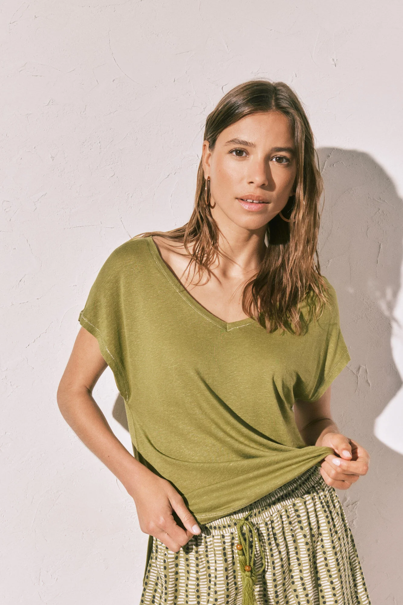 Green short sleeve T-shirt - Image 3
