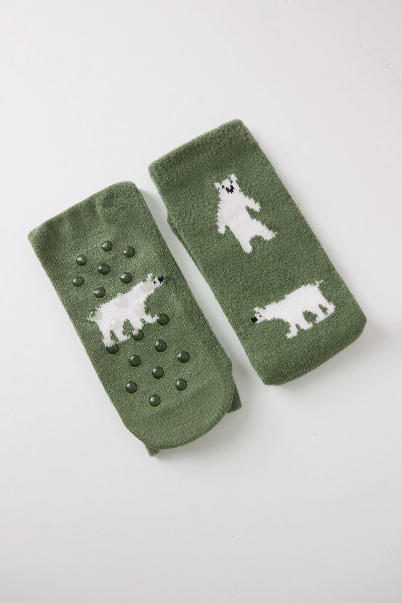 Green thick long socks - Image 3
