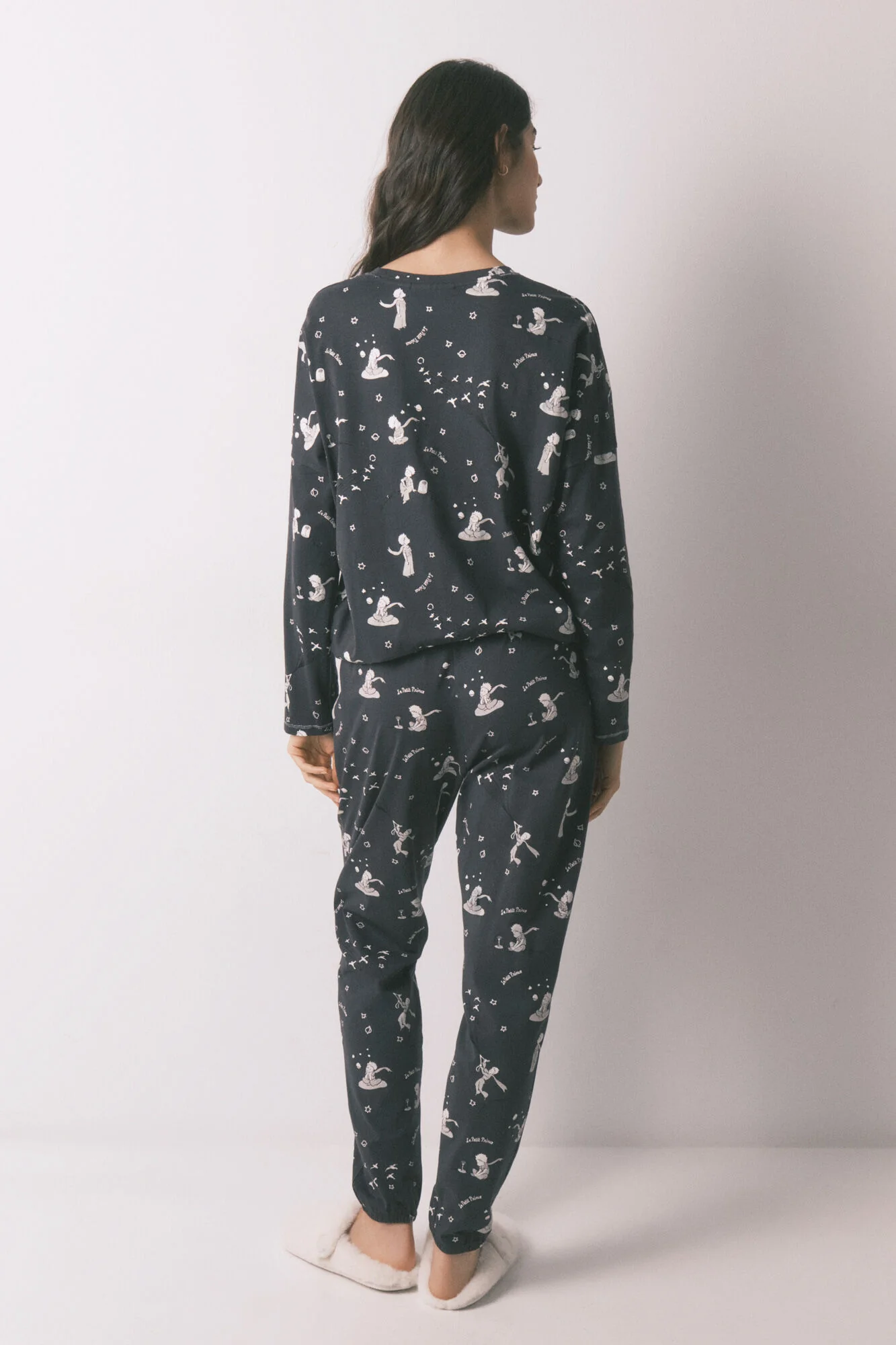 Grey 100% cotton long pyjamas EL PRINCIPITO - Image 4