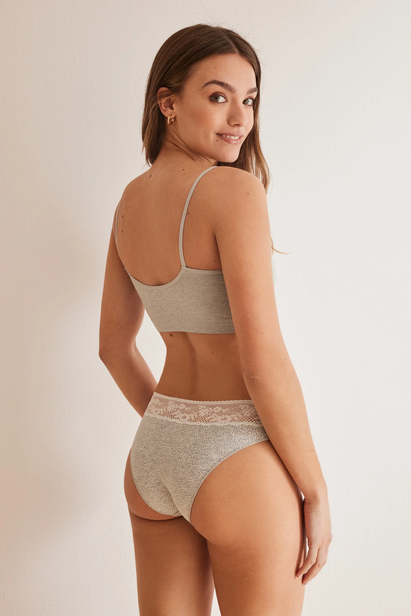 Floral lace cotton panty - Image 3