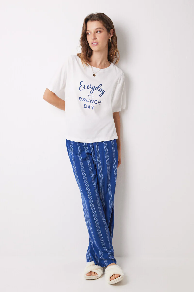 100% cotton ivory sleeve t-shirt