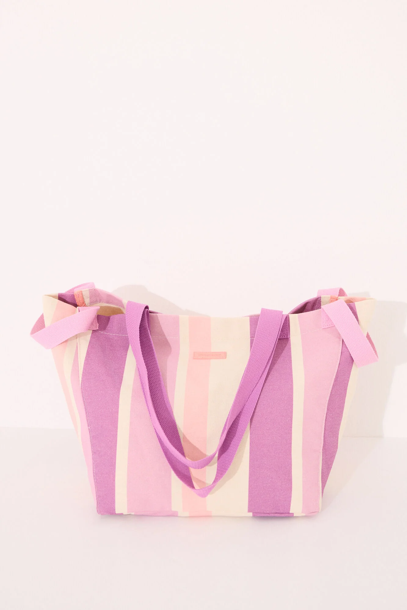 Large canvas and raffia handbag, bag - Image 6