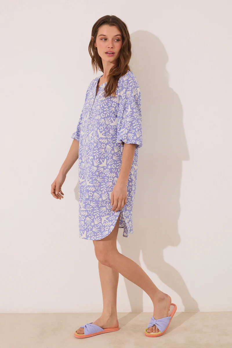 Lilac print viscose camisole - Image 4