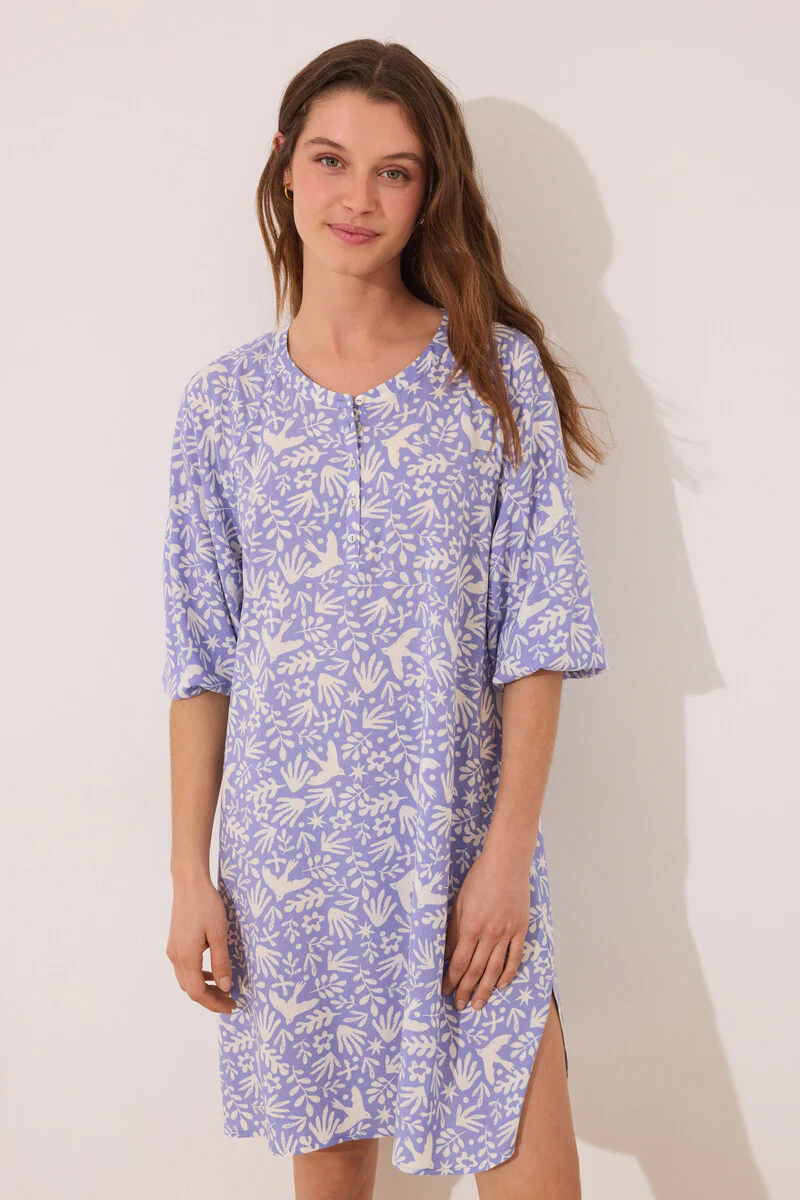 Lilac print viscose camisole - Image 5