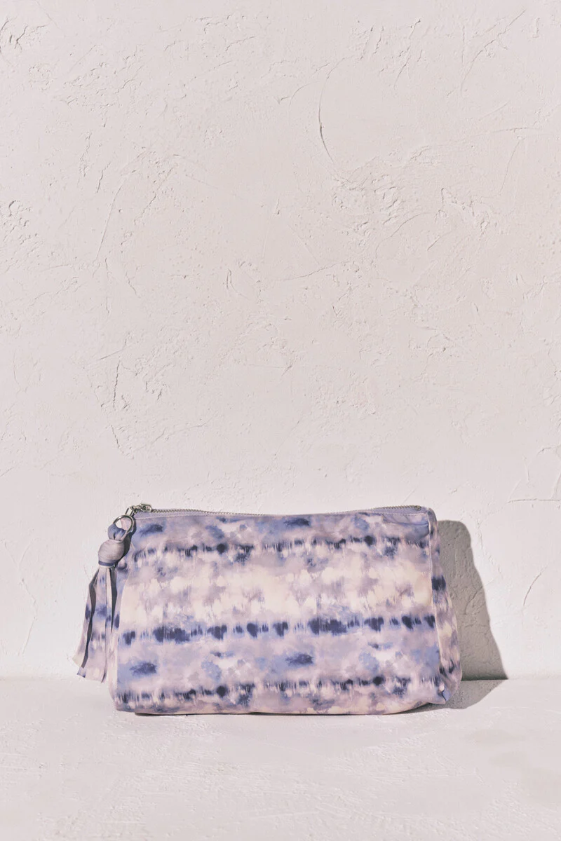 Lilac tie dye waterproof swimwear bag - Image 3