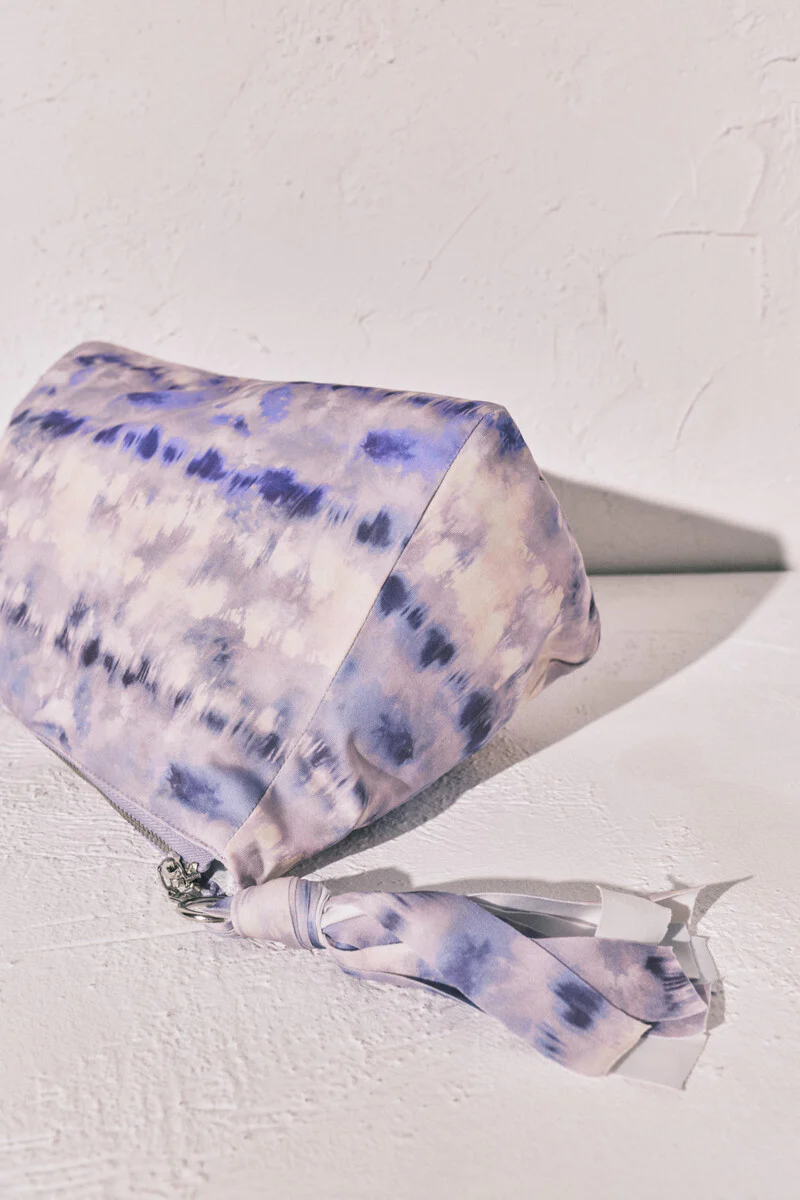 Lilac tie dye waterproof swimwear bag - Image 4