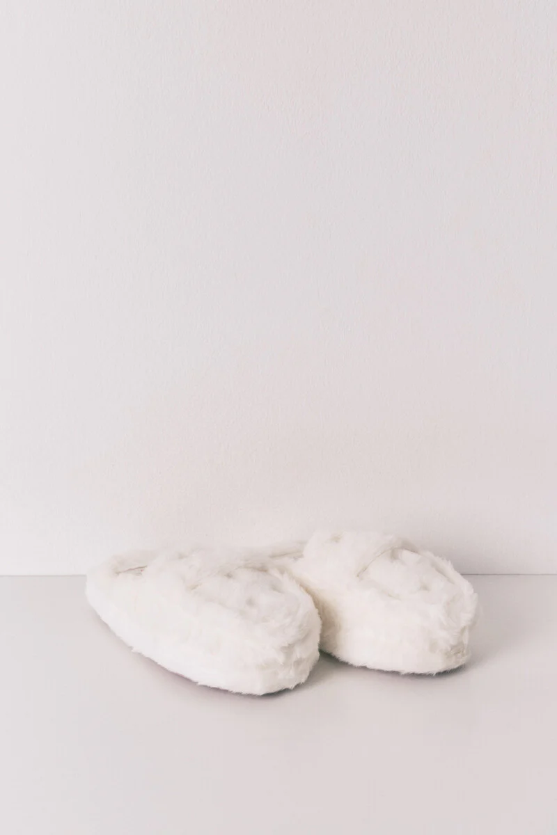 Loafer slippers with fur - Image 4