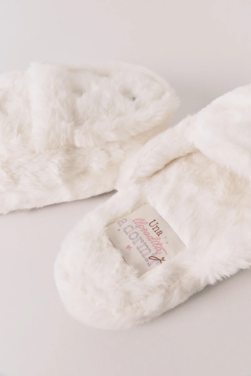 Loafer slippers with fur - Image 5