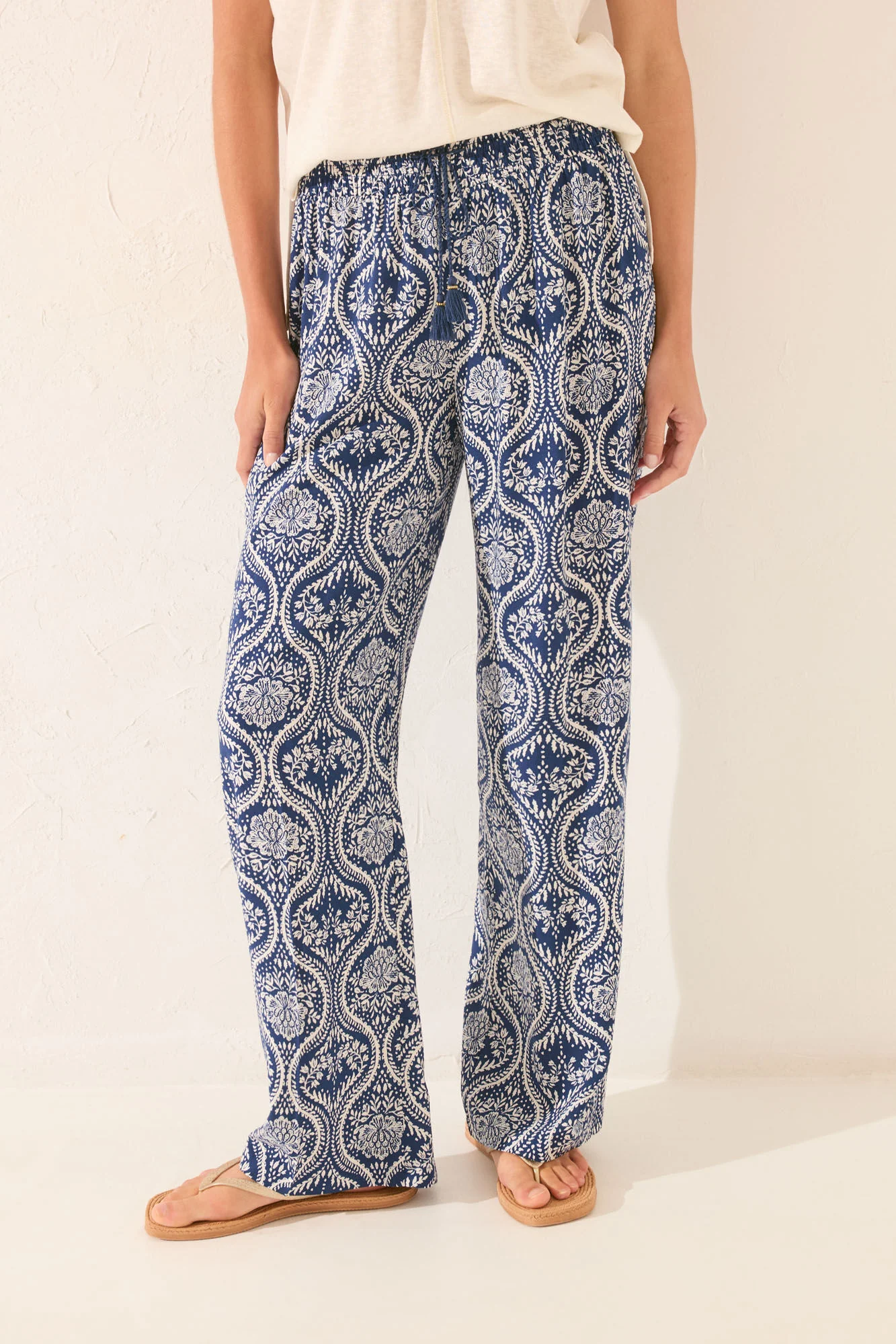 Long allover print trouser - Image 2