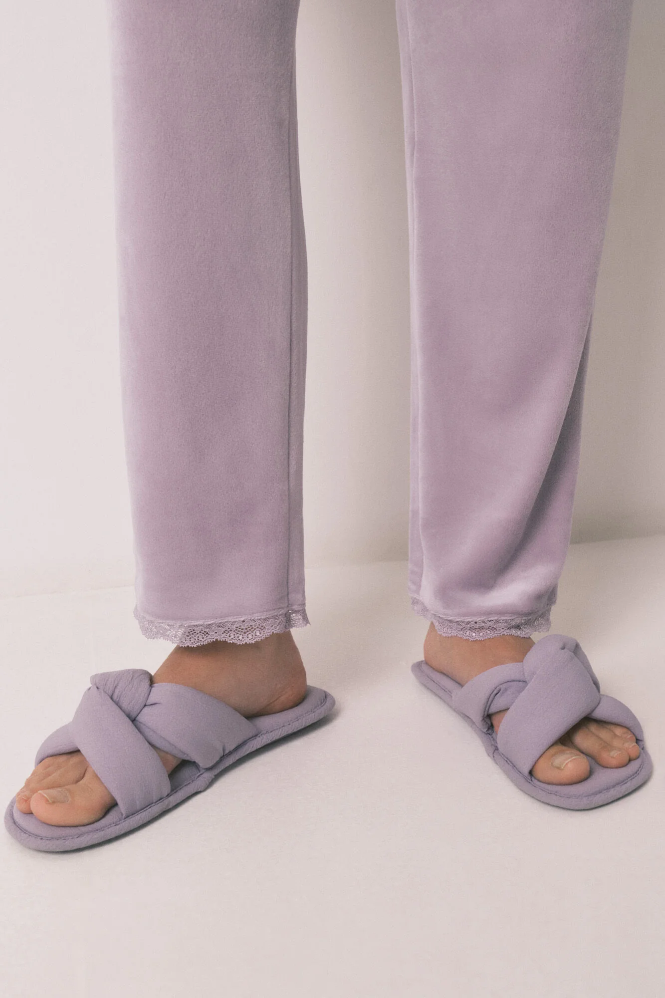 Long lilac velvet pajamas - Image 3