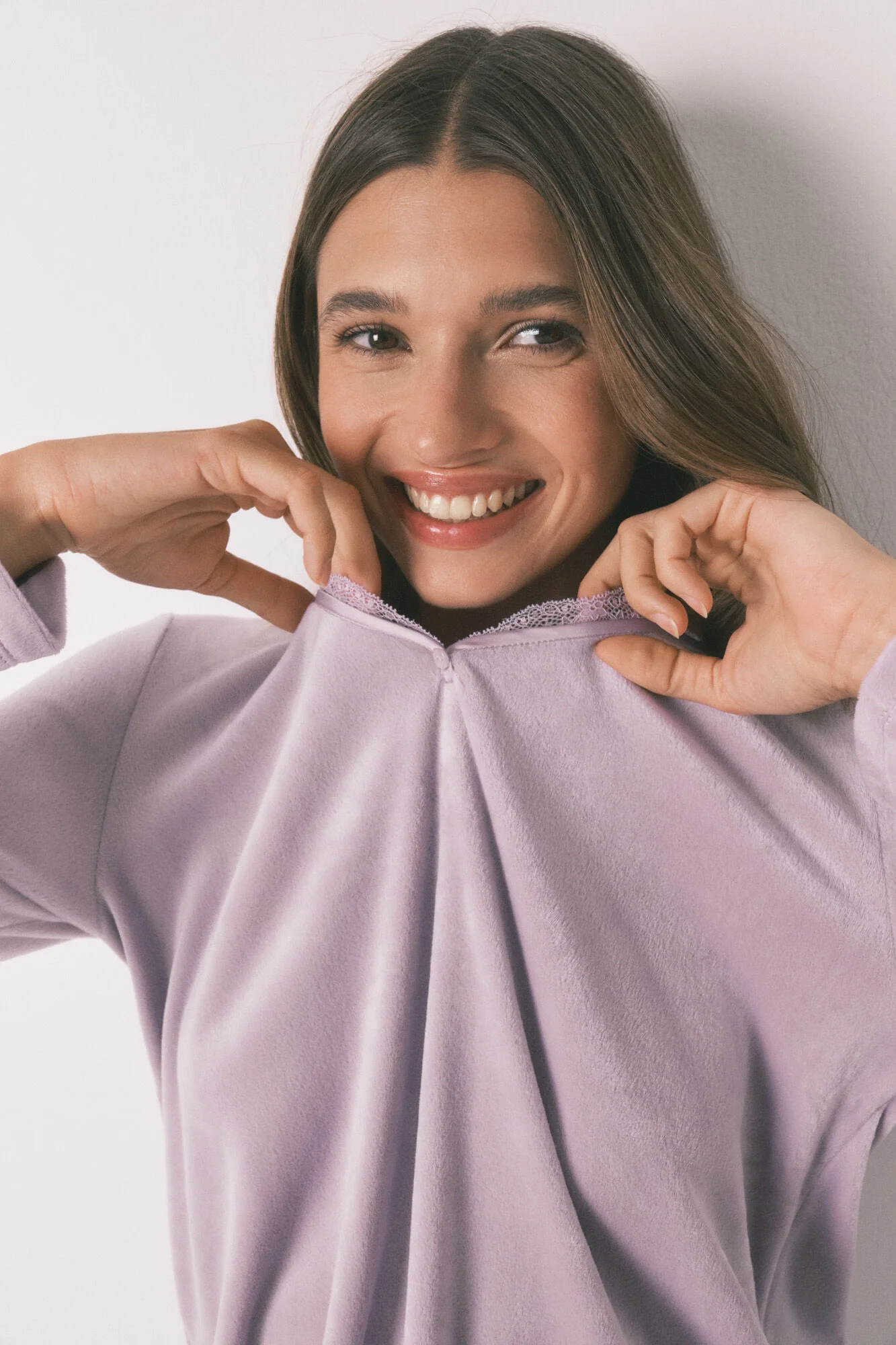 Long lilac velvet pajamas - Image 6