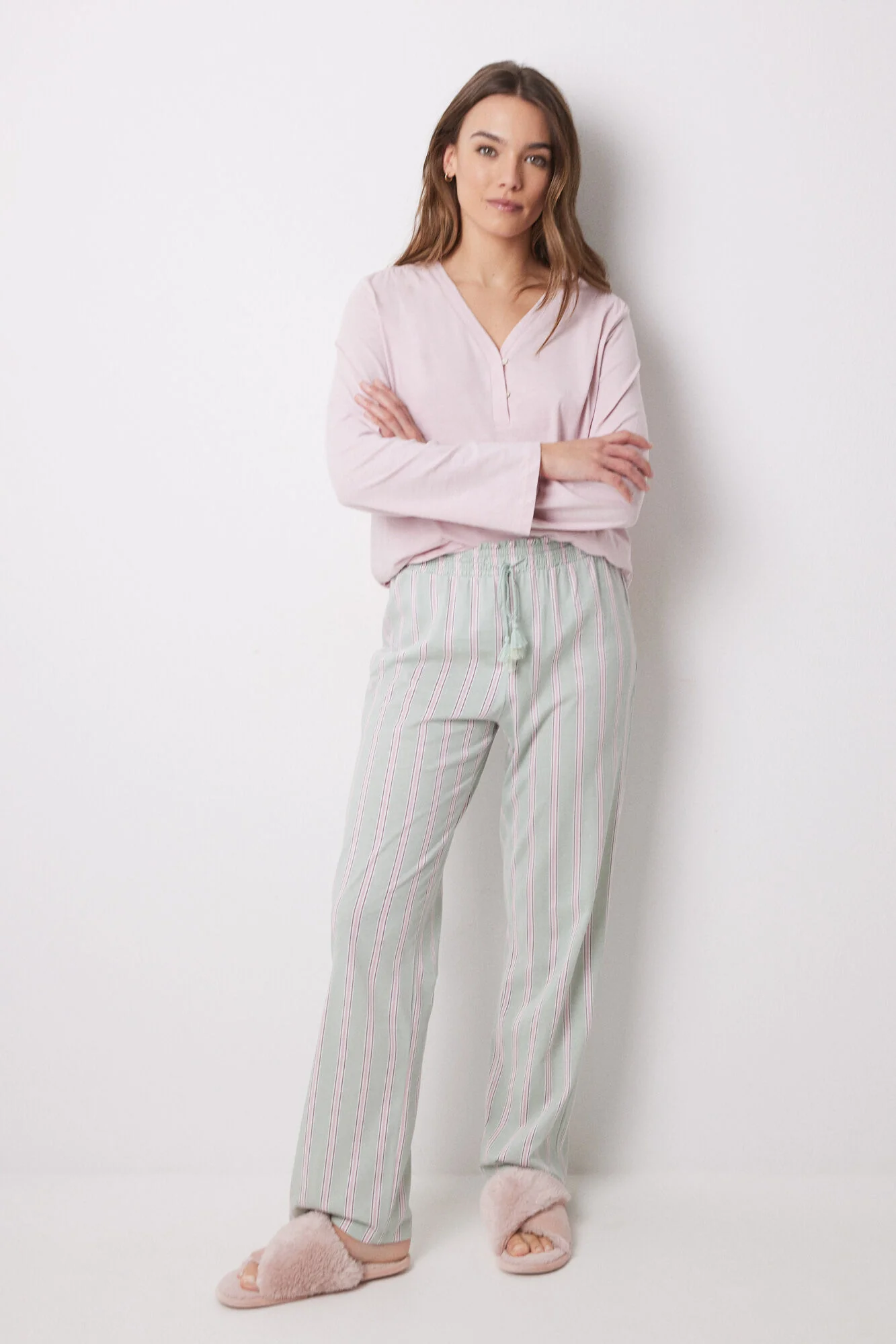 Long pants 100% cotton striped - Image 4