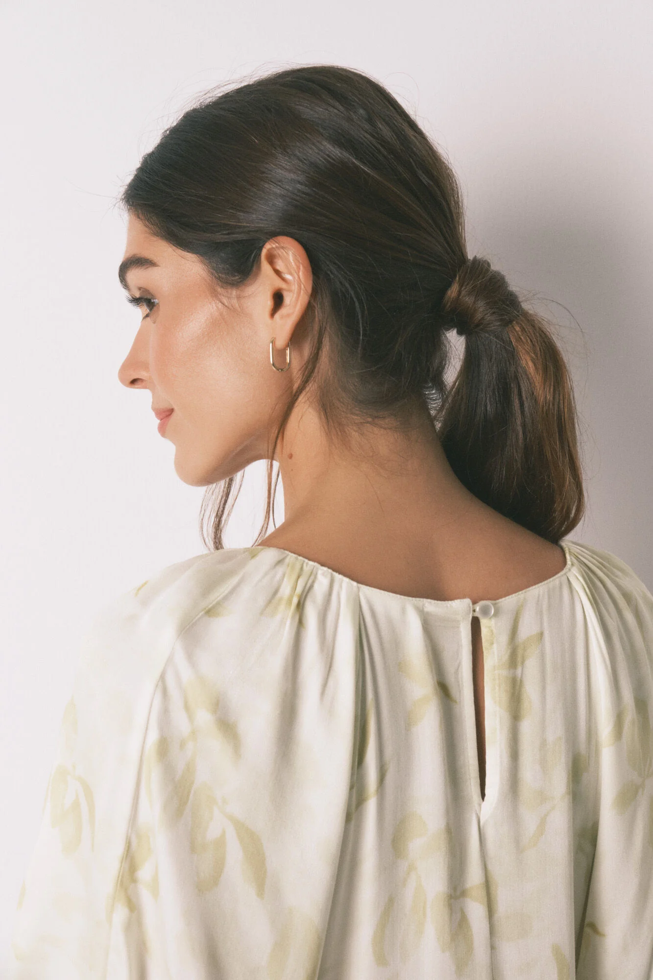 Long printed nightgown with wide sleeves - Image 5