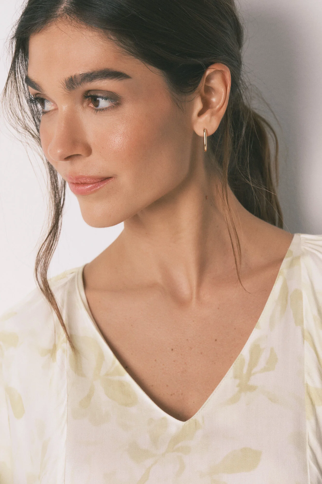 Long printed nightgown with wide sleeves - Image 6