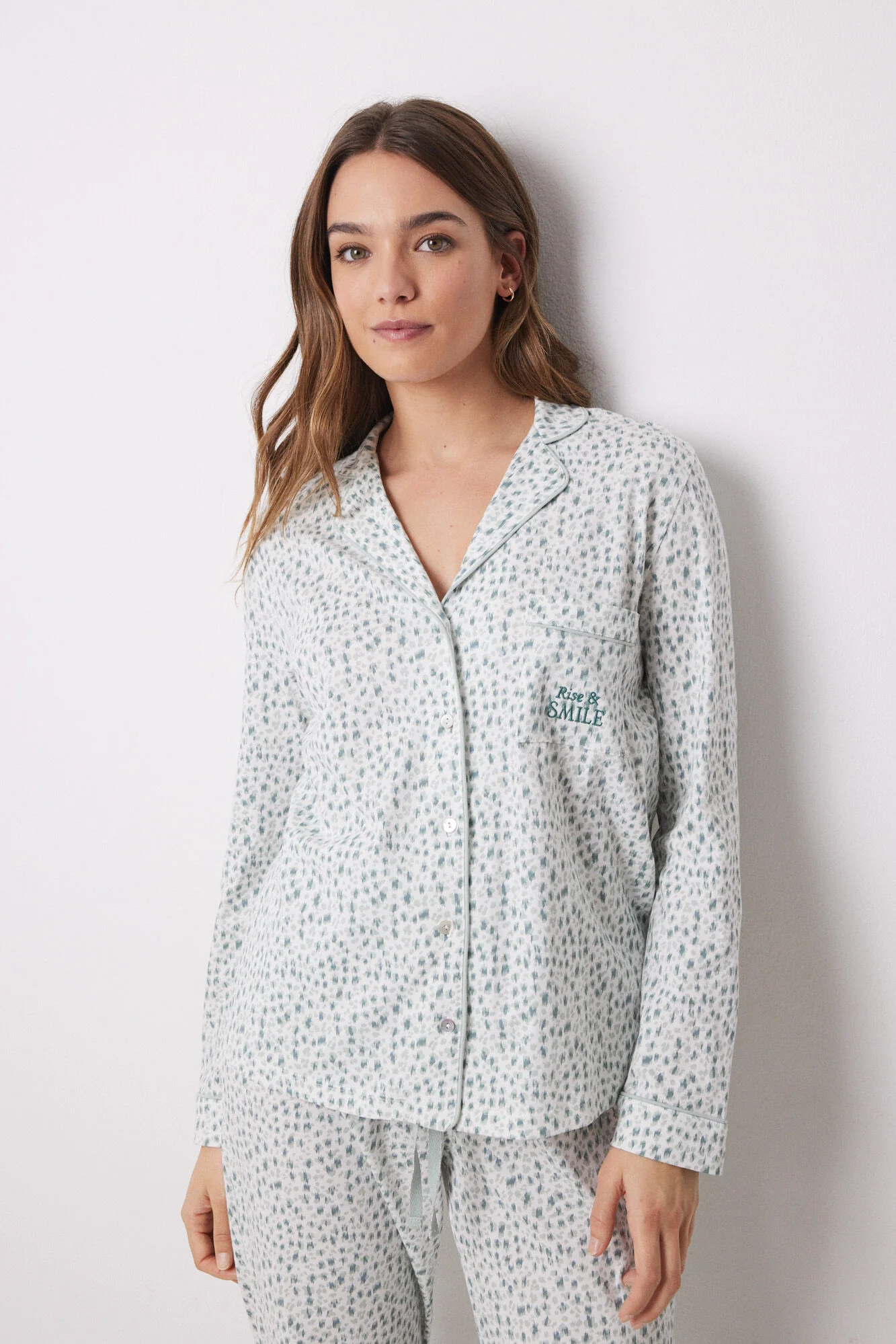 Long shirt pajamas 100% cotton animal print - Image 5