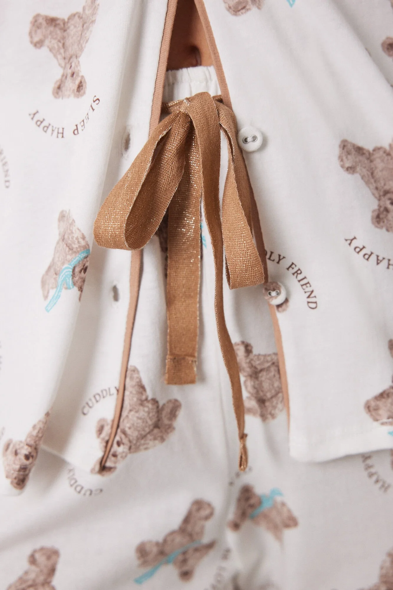 Long shirt pajamas 100% cotton bears - Image 4