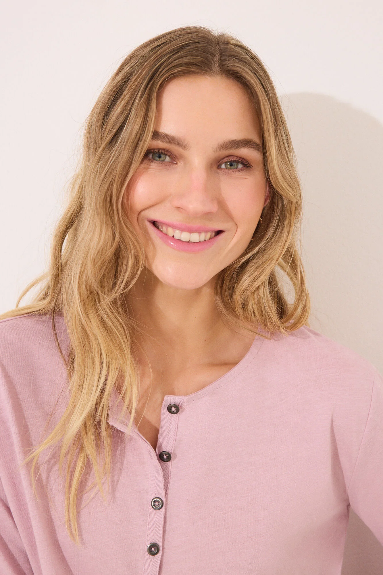 Long sleeve t T-shirt 100% cotton pink - Image 5