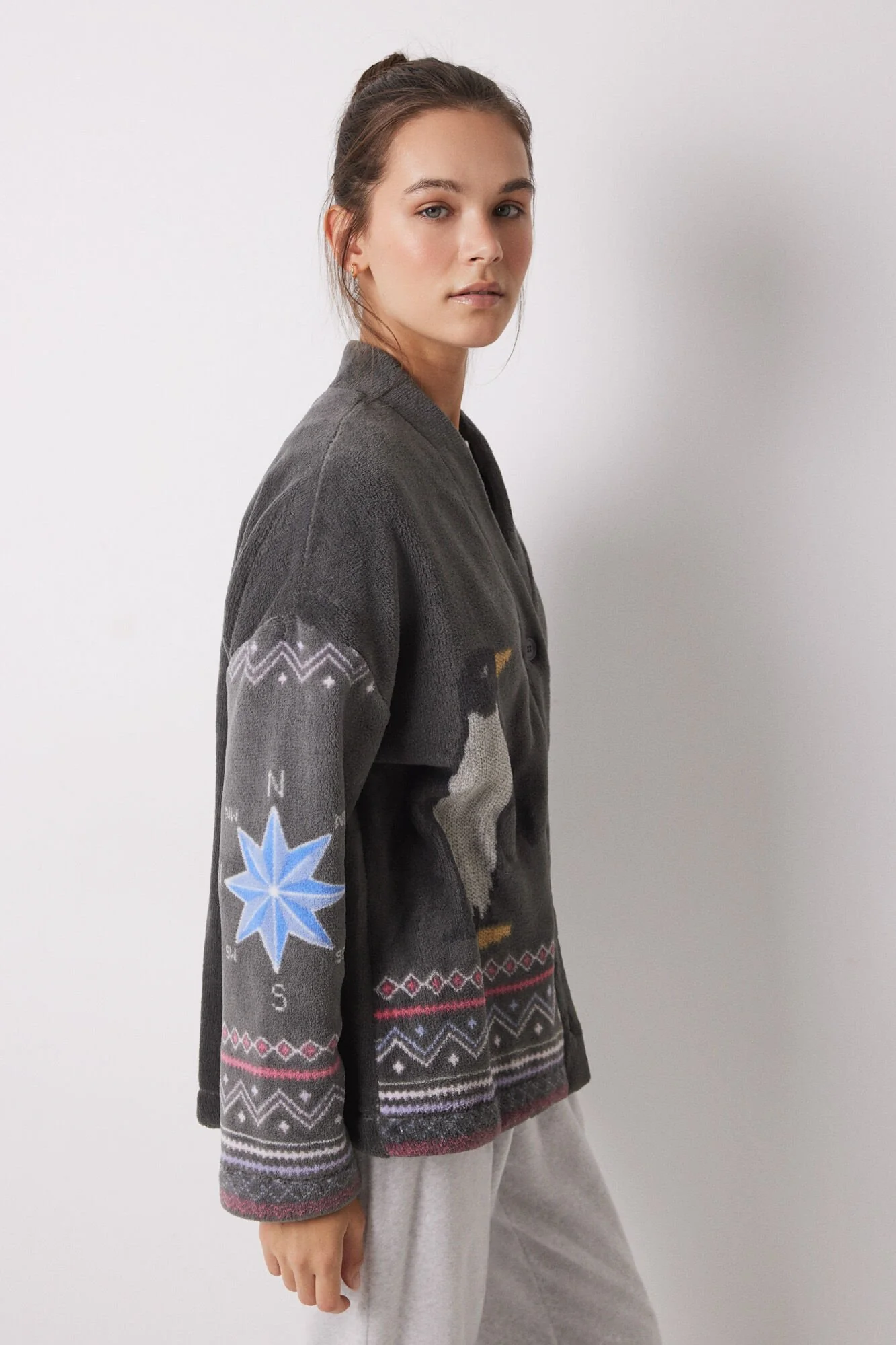 Long velvet penguin pajamas - Image 5
