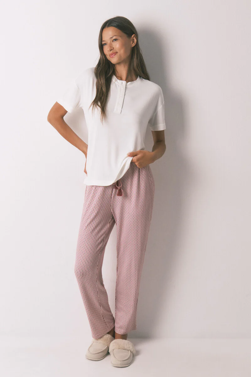 Loose white short sleeve T-shirt - Image 4