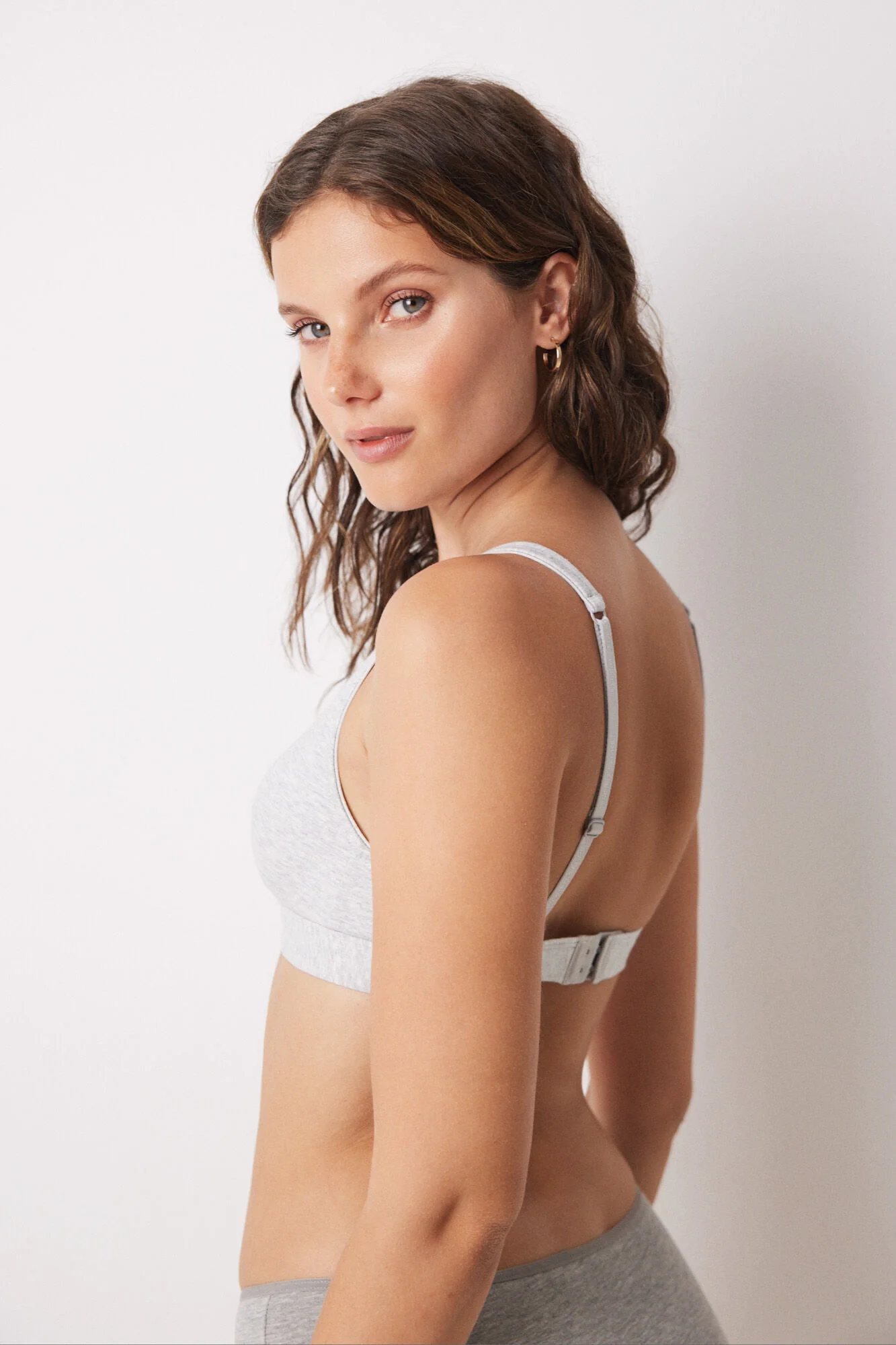 LOVELY gray halterneck triangle bra - Image 3