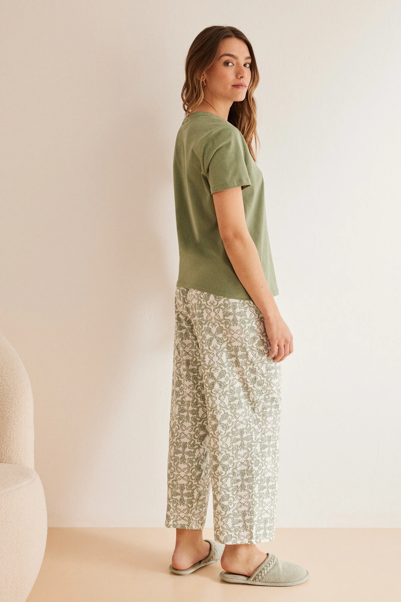 Mafalda 100% cotton Capri pyjamas - Image 3