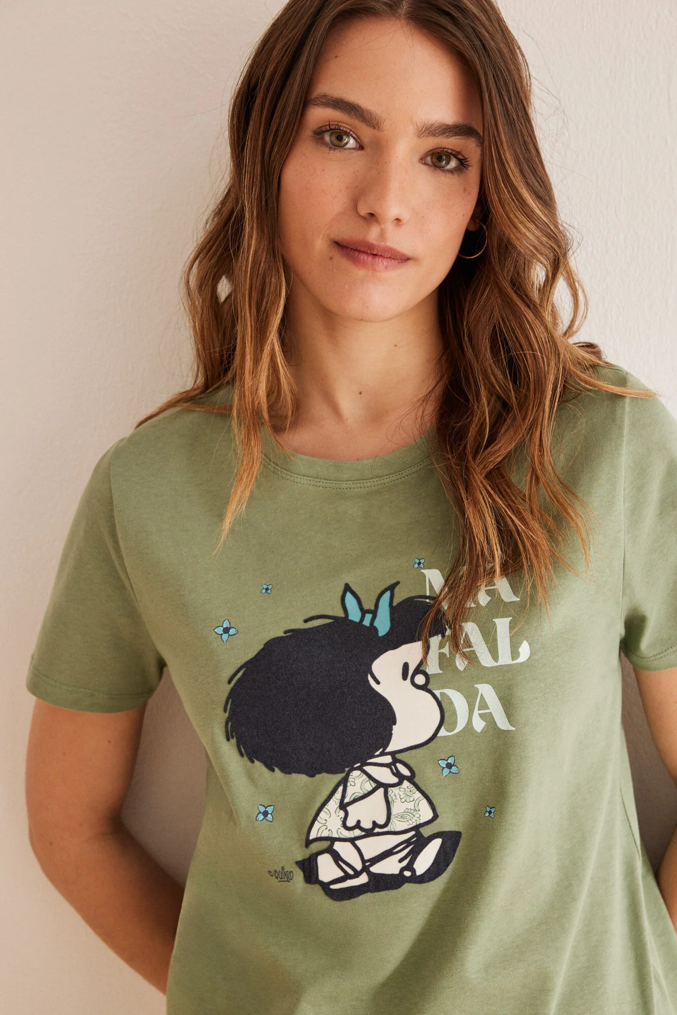 Mafalda 100% cotton Capri pyjamas - Image 4