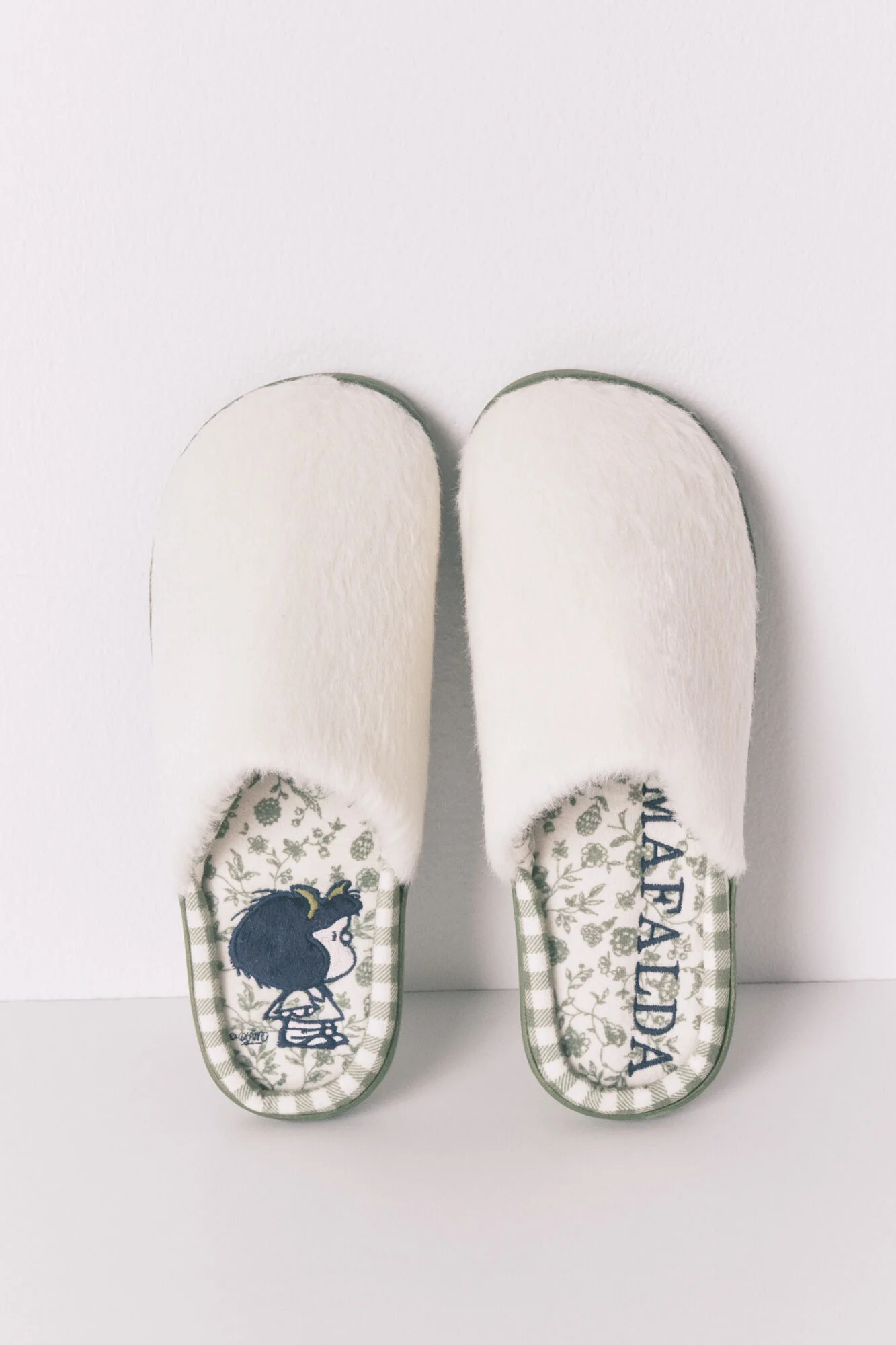 Mafalda ivory closed slippers - Image 2