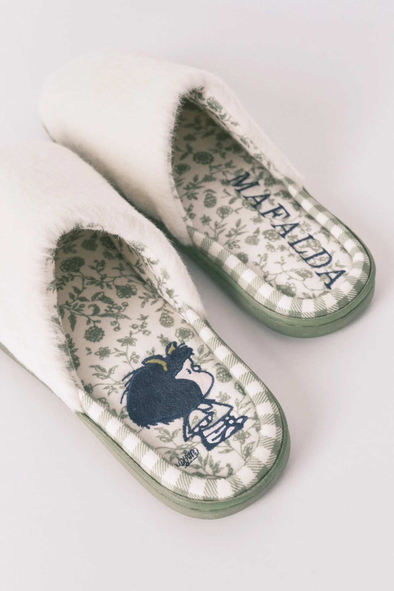 Mafalda ivory closed slippers - Image 5