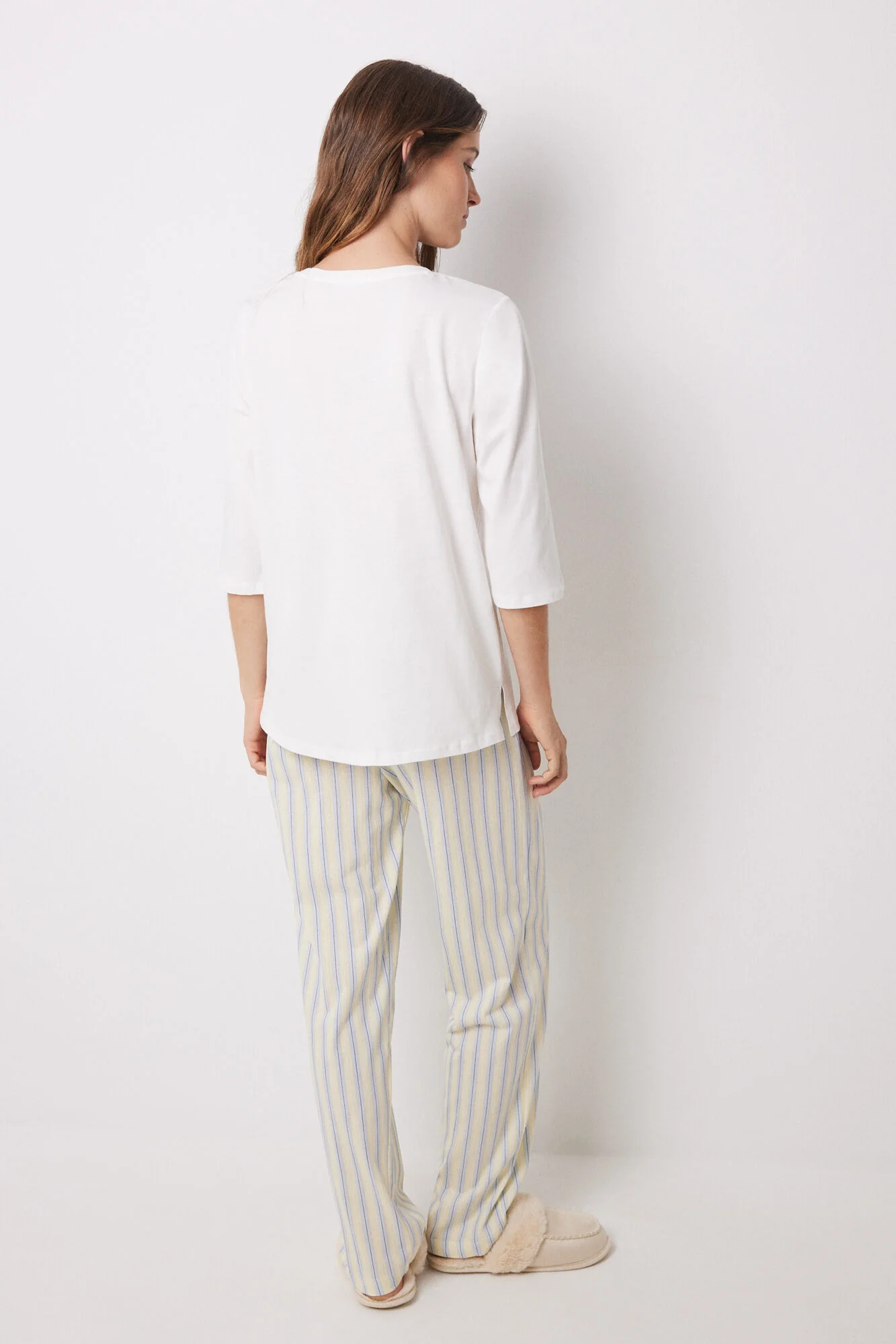 Flower print cotton pajamas - Image 2