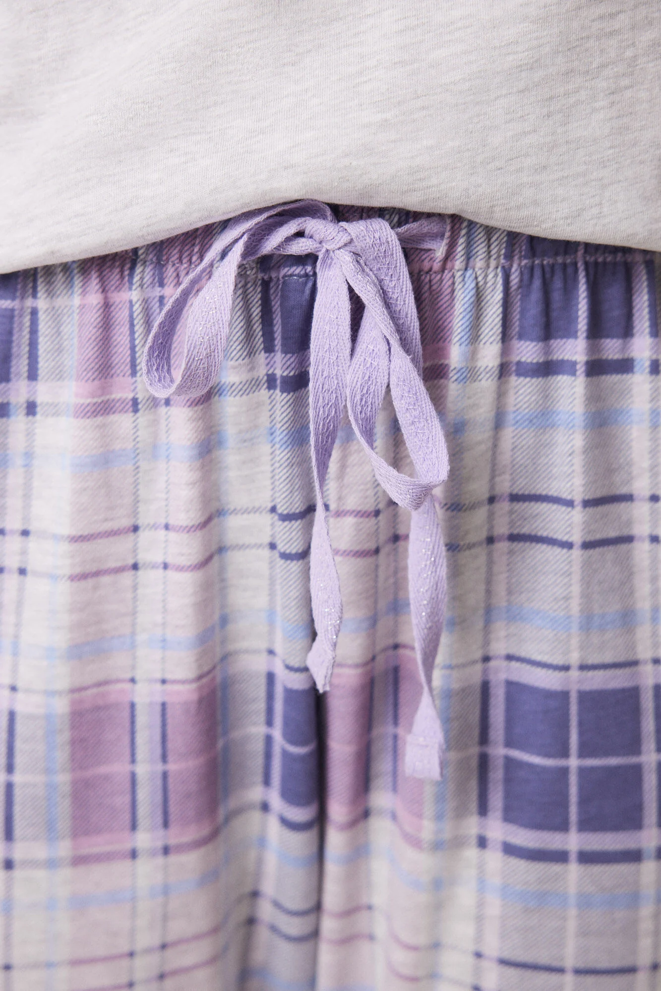 Long pajamas 100% cotton Snoopy checkered - Image 2
