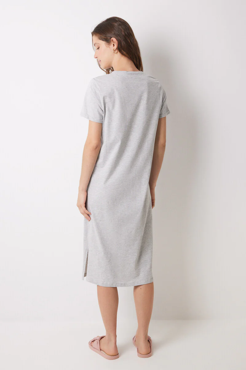 Mafalda 100% cotton midi nightgown - Image 2