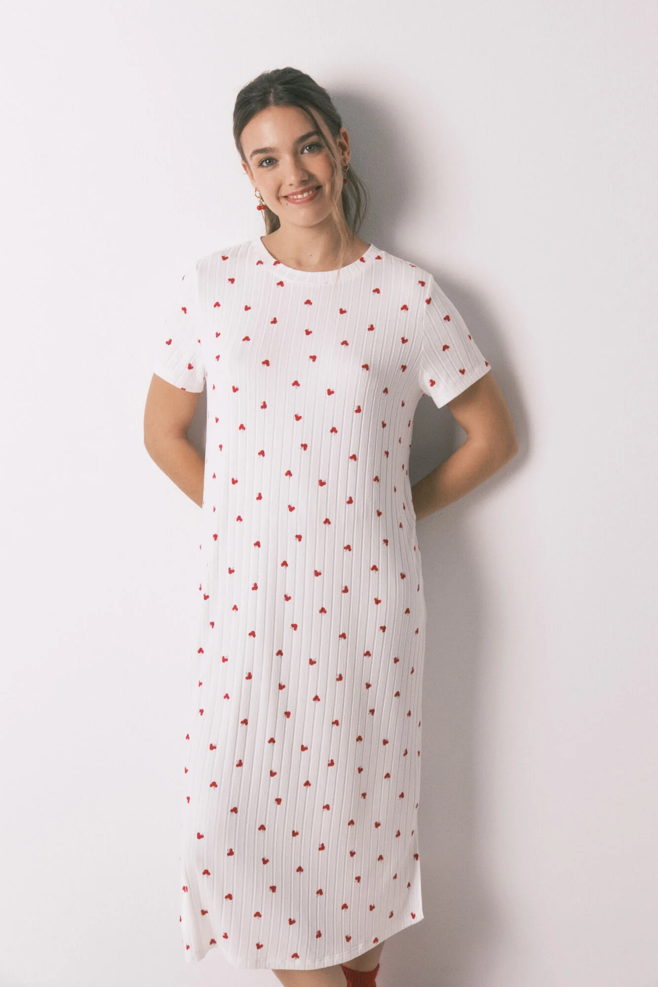 Mickey Cherry print nightgown - Image 3