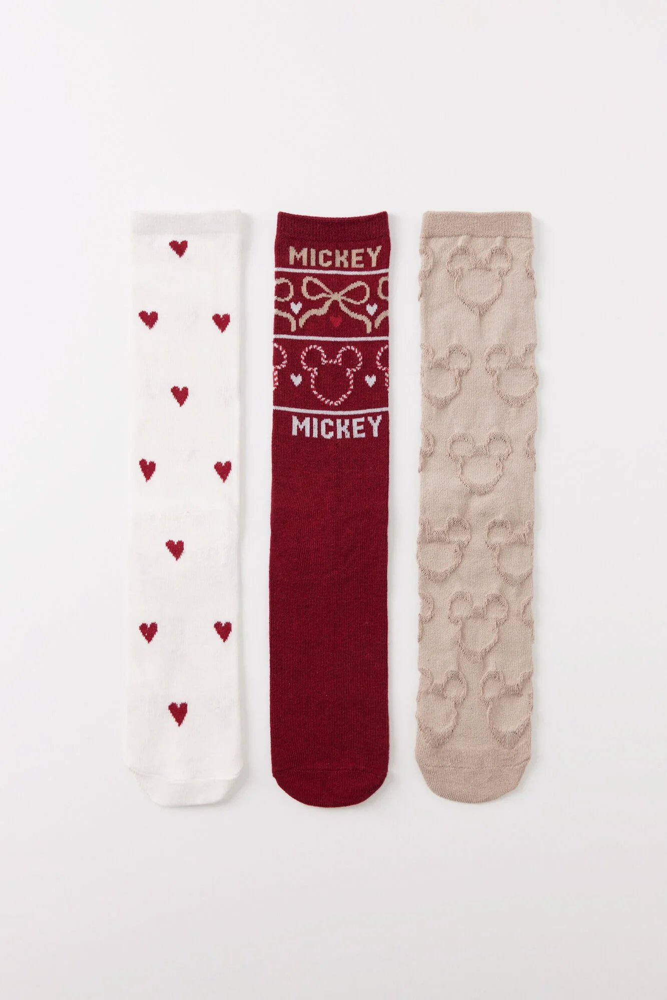 Mickey Mouse high socks 3 pack - Image 4