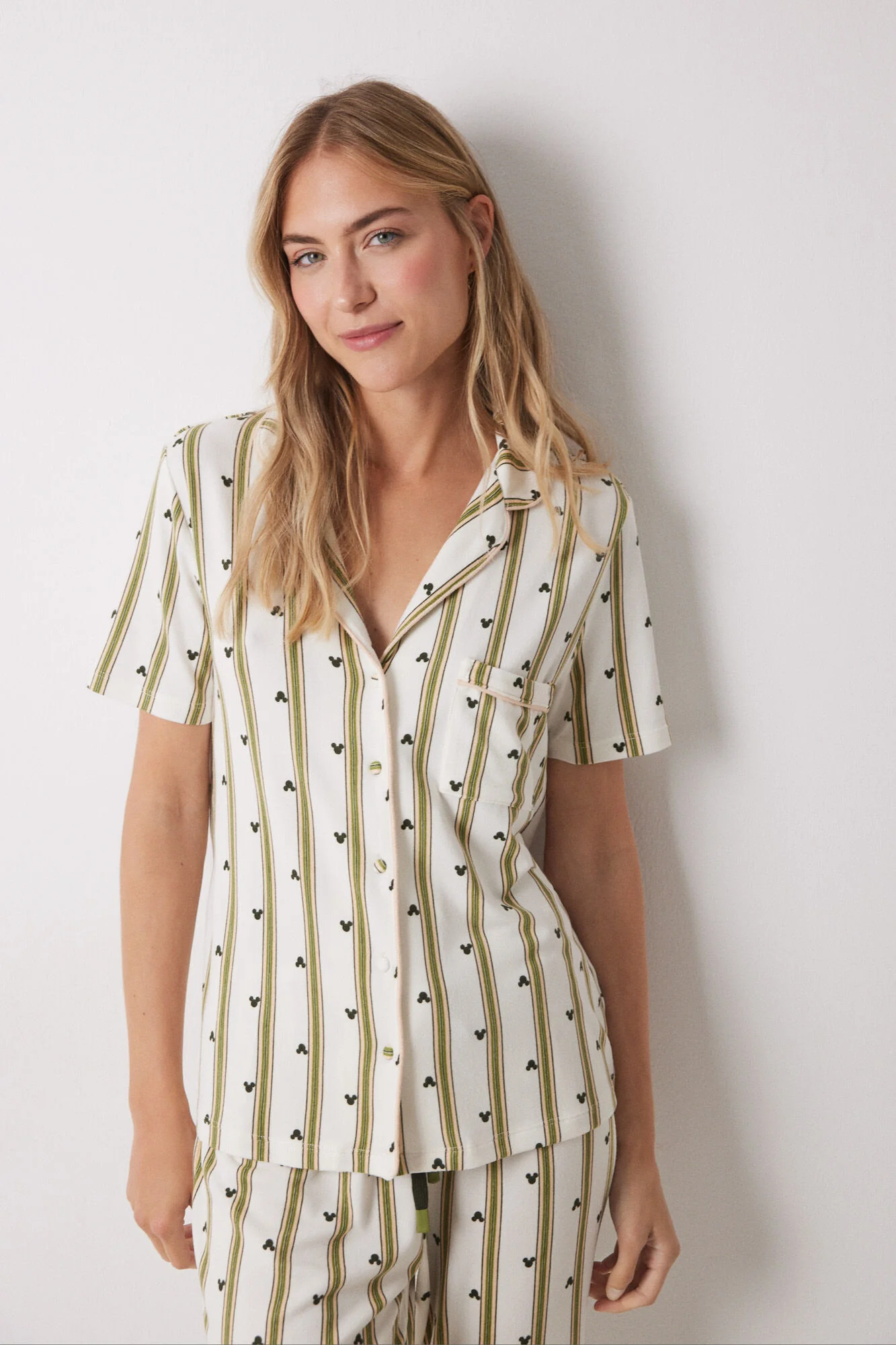 Mickey Mouse striped shirt pajamas - Image 3