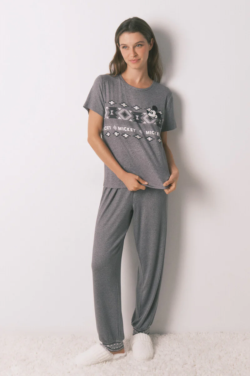 Mickey short sleeve long pyjamas