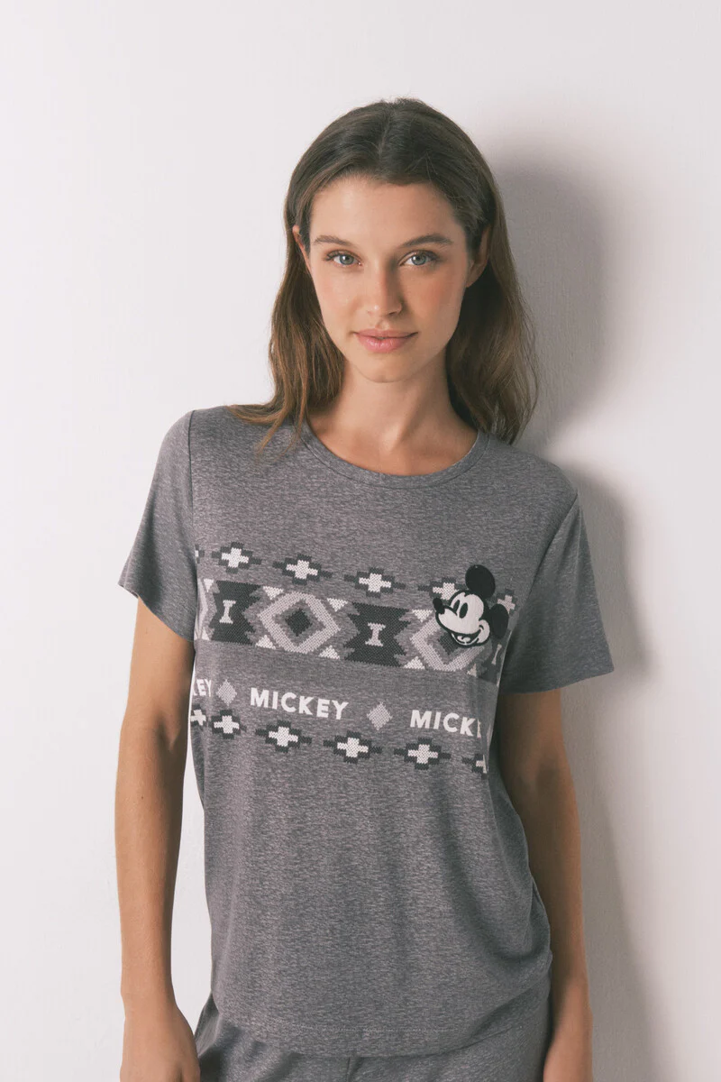Mickey short sleeve long pyjamas - Image 5