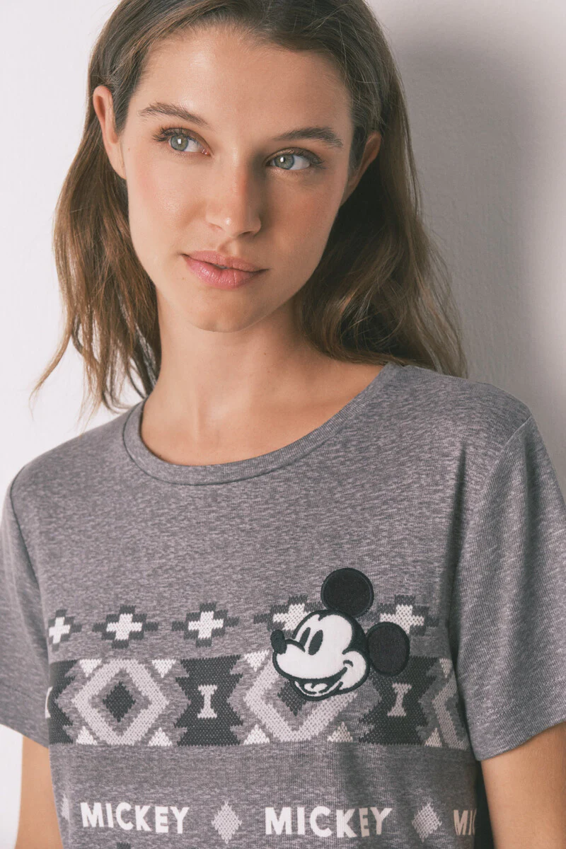 Mickey short sleeve long pyjamas - Image 6