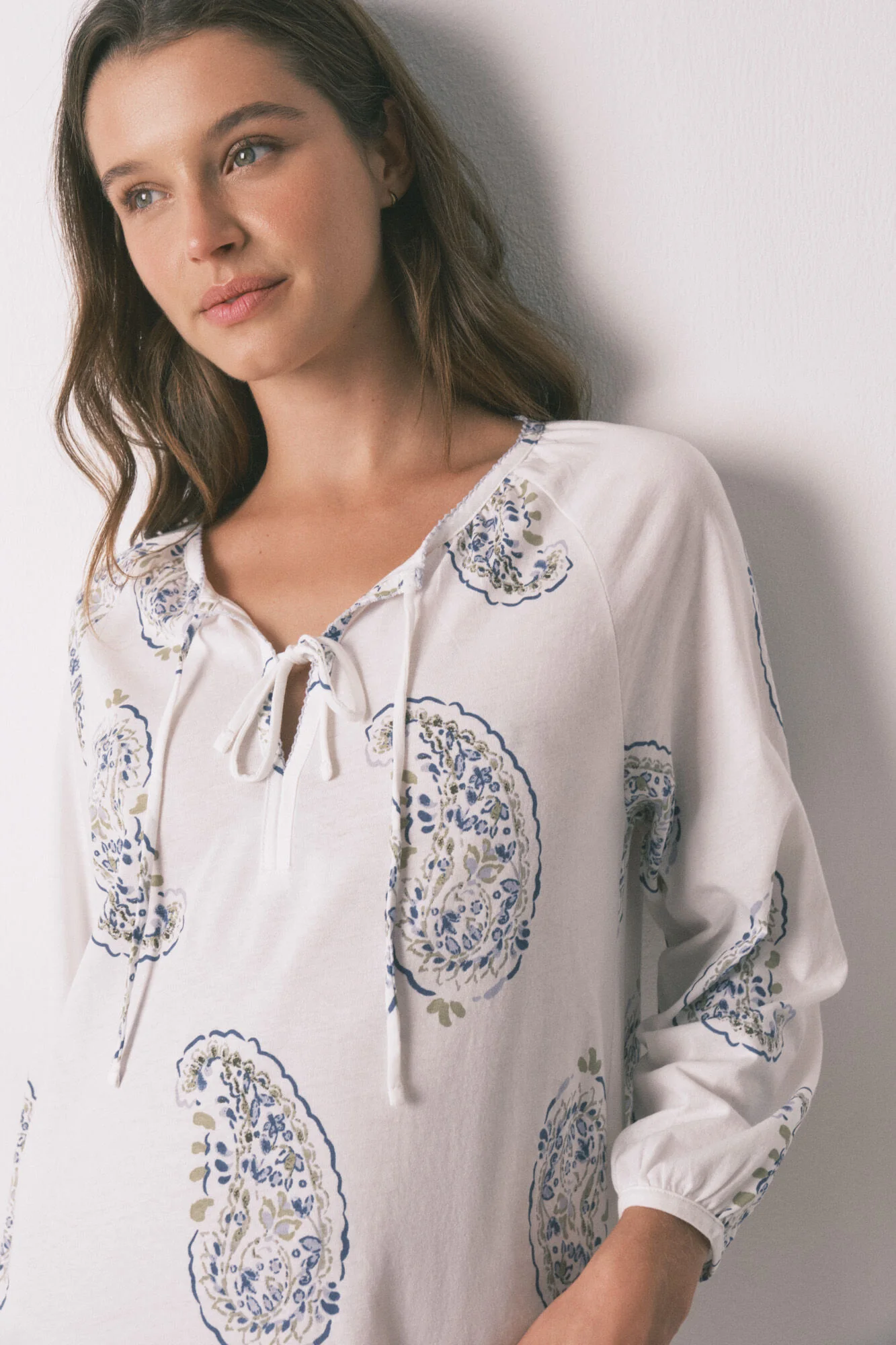 Midi Paisley print nightgown - Image 5