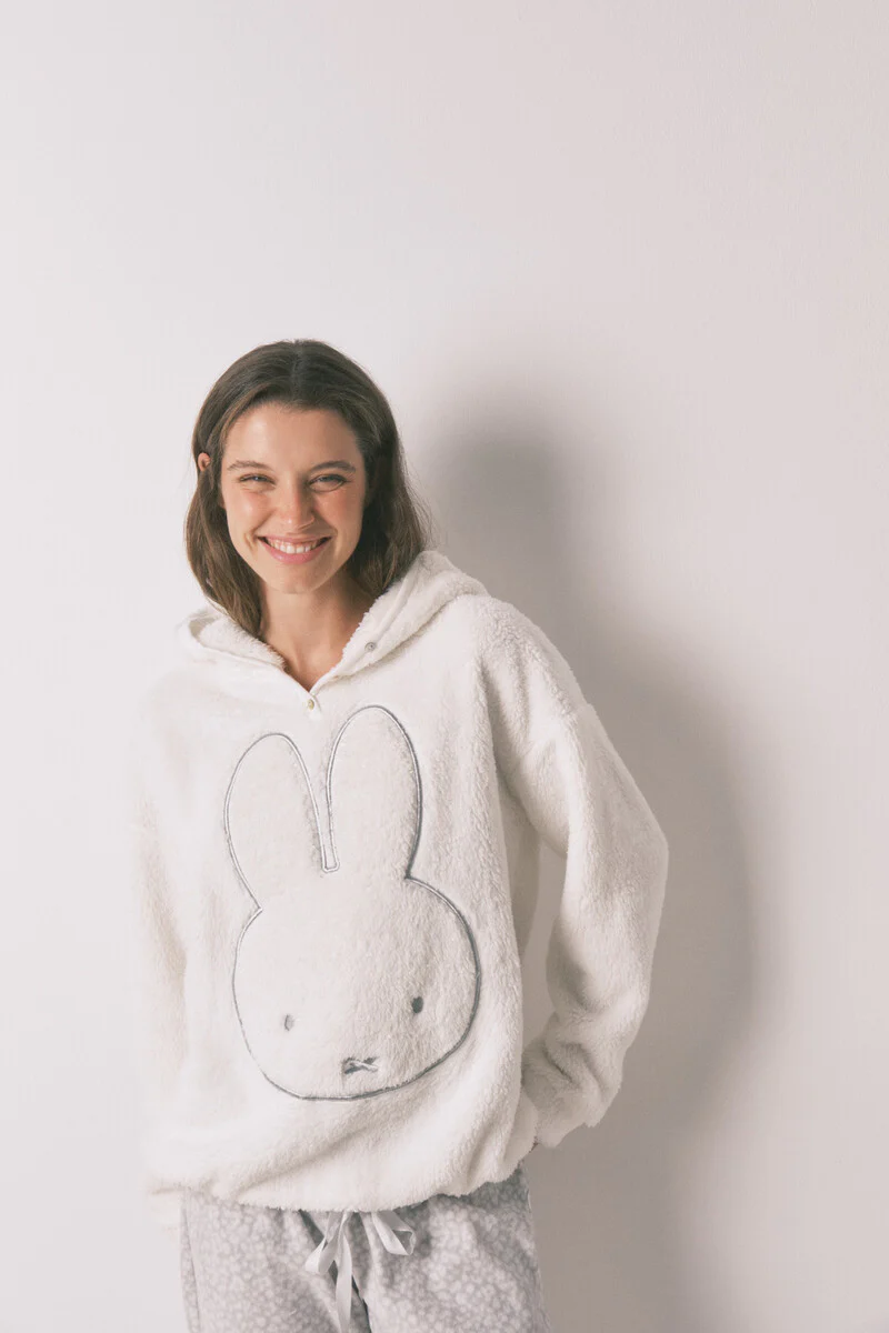 Miffy animal print long fleece long pyjamas - Image 3