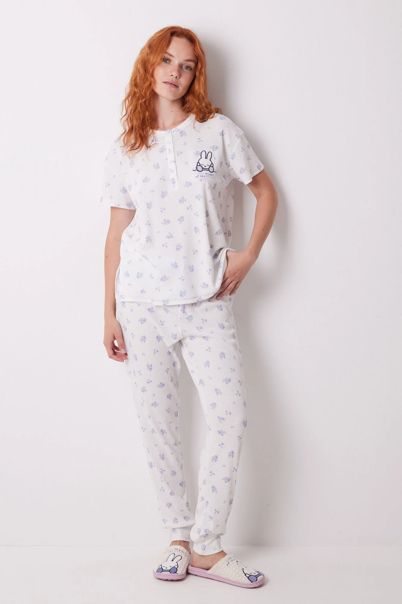 Miffy waffle short sleeve pyjamas - Image 4