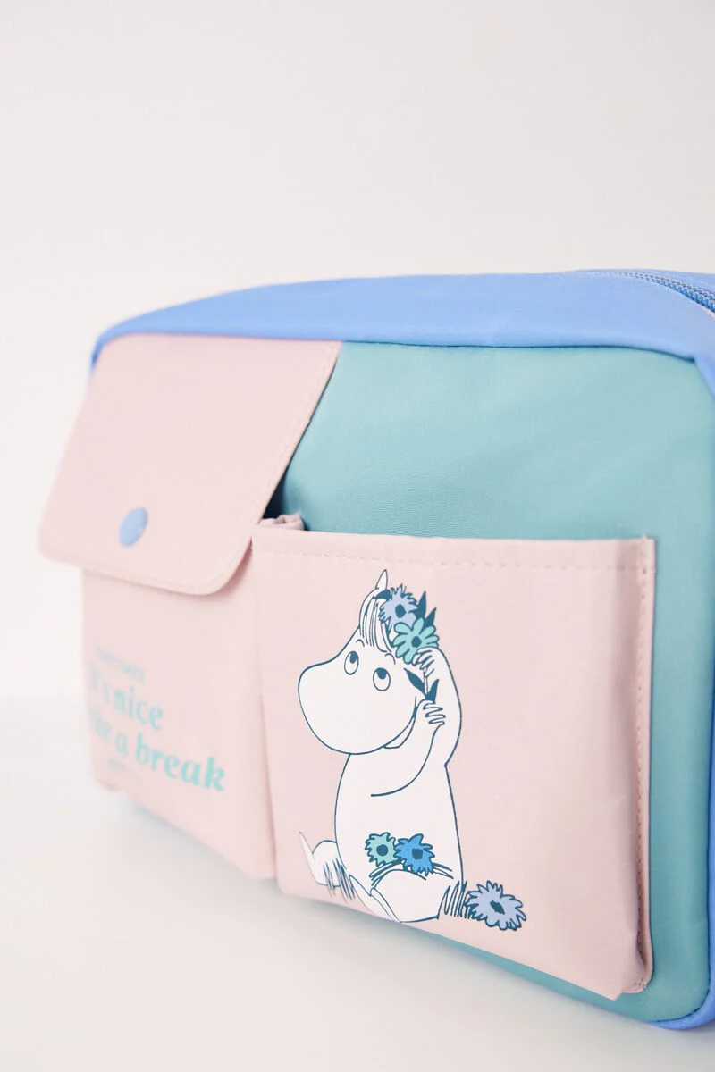 Moomin colour block medium toiletry bag - Image 3