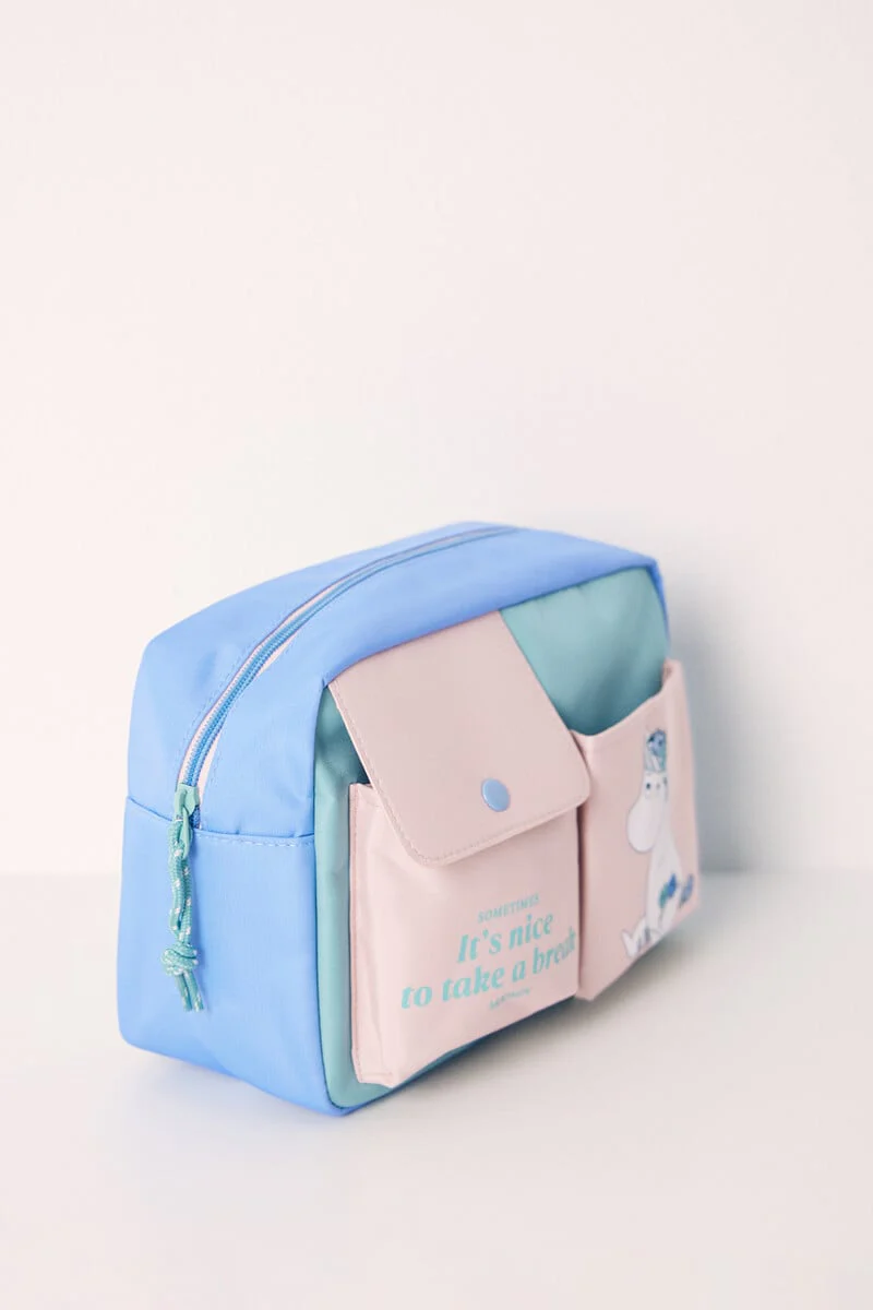 Moomin colour block medium toiletry bag - Image 4